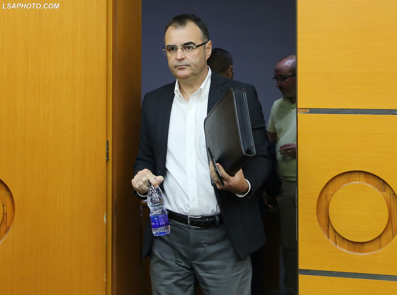Gjyqtari Albert Meça pas seancës dëgjimore në KPK. Foto: LSA 