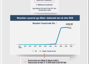 Skeda e pasurisë së deklaruar – Ermal Tauzi – Gjykata Kushtetuese