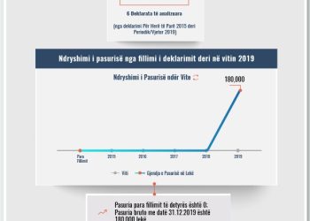 Skeda e pasurisë së deklaruar – Ersida Bajgora – Gjykata e Lushnjes