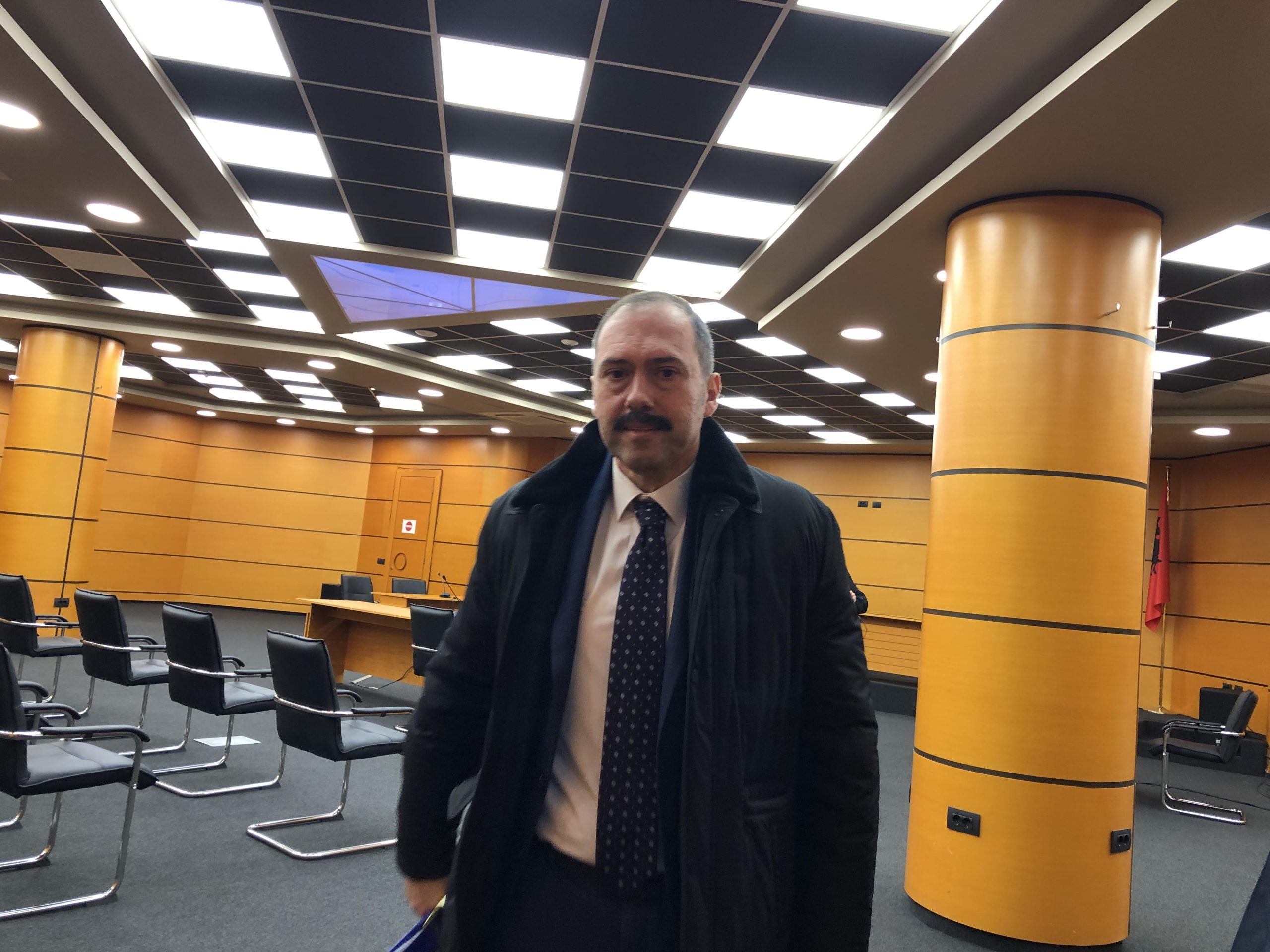 Prokurori Arben Agovi pas seancës dëgjimore në KPK. Foto: Edmond Hoxhaj. 