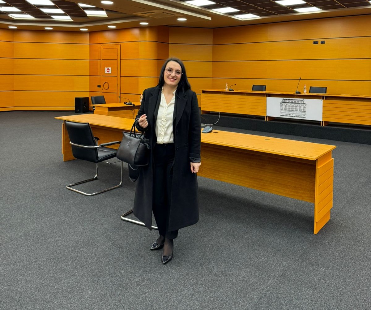 Gjyqtarja Nertila Kape pas vendimit të konfirmimit. Foto: Edmond Hoxhaj. 