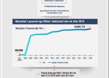 Skeda e pasurisë së deklaruar – Mirela Mishgjoni – Gjykata e Vlorës