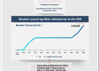 Skeda e pasurisë së deklaruar –Nertila Ndregjoni – Gjykata e Lartë