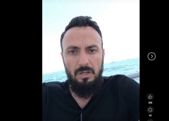 baki goxhaj gjatë një transmetimi live në facebook