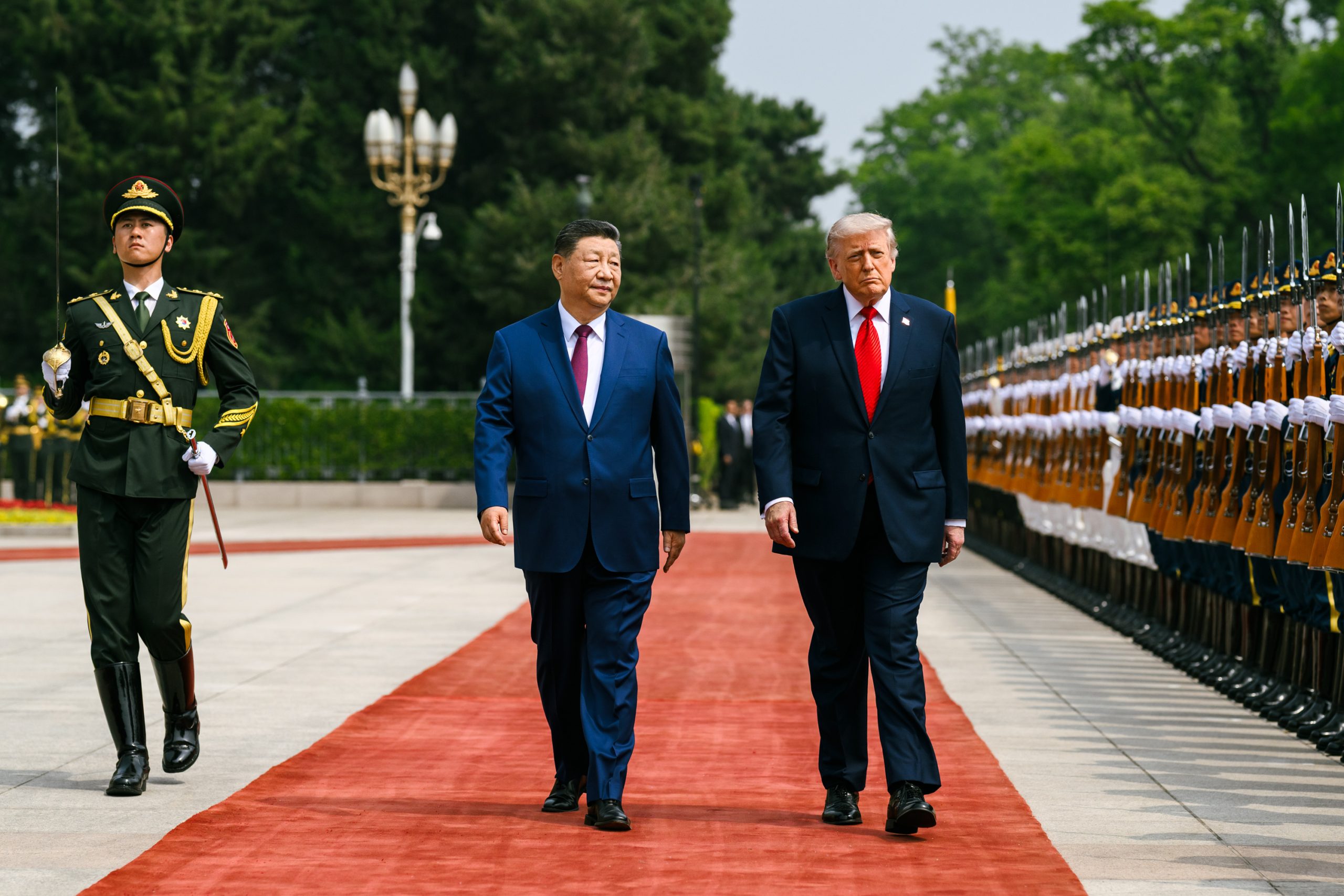 welcome ceremony of trump by xi jinping (3) 20260514
