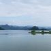 a large body of water surrounded by mountains