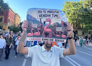 revulucioni i flamingove foto nga nensi bogdani