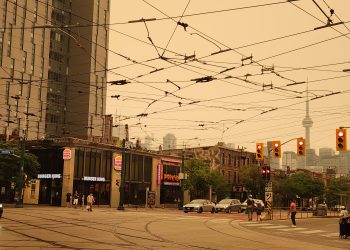 toronto wildfire smoke july 15, 2026