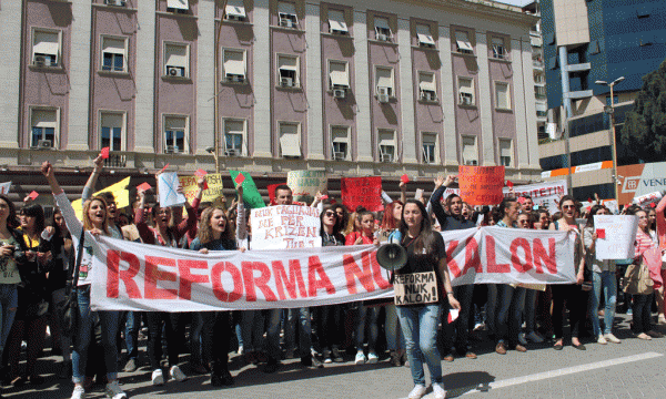 Protesta e tretë, 23 prill 2015. Foto: Ivana Dervishi | BIRN.