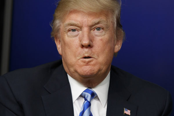 Presidenti Donald Trump. 4 prill 2017. Foto: (AP Photo/Evan Vucci)