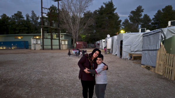 Squalid conditions and subfreezing temperatures in Greece’s migrant camps this winter are taking their toll on everyone living in them with expectant mothers and babies especially feel the brunt. 