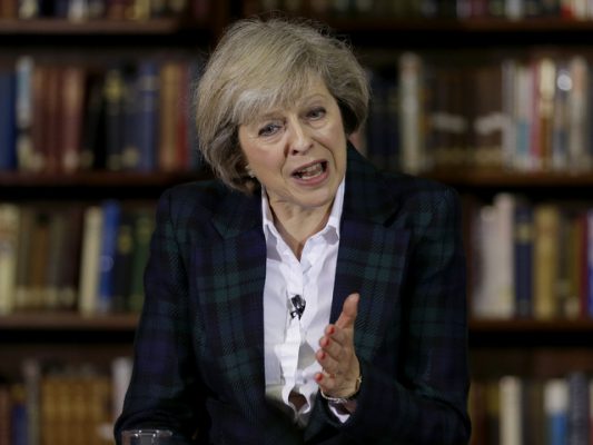 Theresa May, Ministrja e Brendshme dhe kandidatja për kryesinë e Partisë Konservatore në Britani. Foto: BETA/(AP Photo/Matt Dunham)