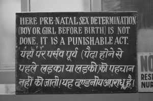 Parrullë kundër abortit selektiv në Indi, një vend tjetër i prekur nga aborti selektiv. Foto: Flickr