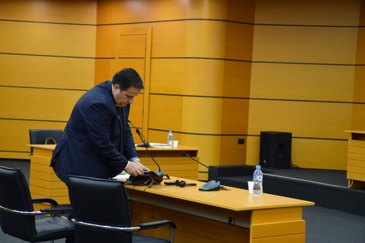 Prokurori i Tiranës, Adnand Xhelili pas seancës dëgjimore në KPK. Foto: Edmond Hoxhaj. 