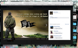 Postimi i Aldo Kobuzit në Facebook përpara se të nisej në Siri