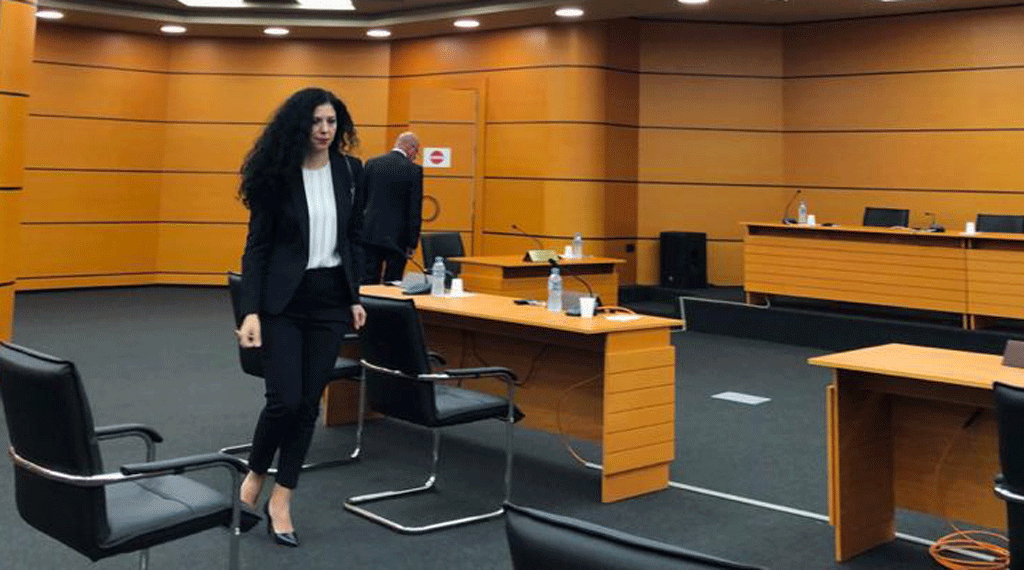 Gjyqtarja Alma Kolgjoka më 25 qershor 2020. Foto: BIRN