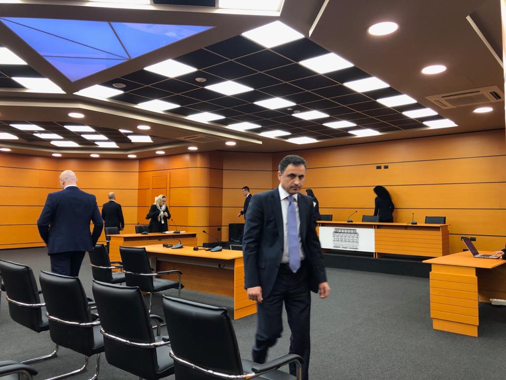 Gjyqtari Ardit Mustafaj pas vendimit të KPK. Foto: Edmond Hoxhaj. 