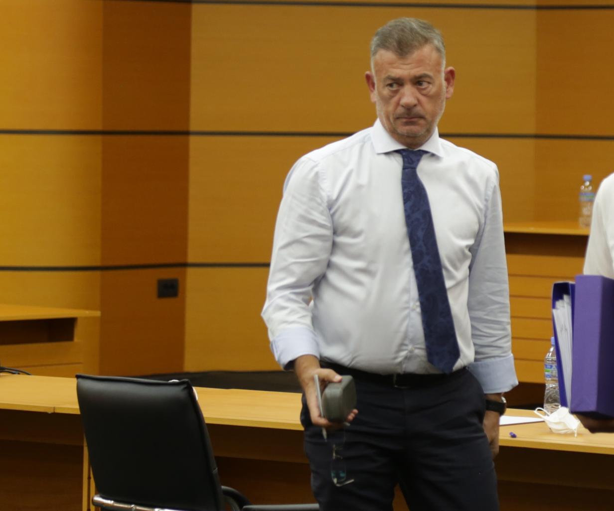 Gjyqtari i Apelit të Tiranës, Artur Gaxha në seancën dëgjimore me Komisionin e Pavarur të Kualifikimit. Foto: LSA 