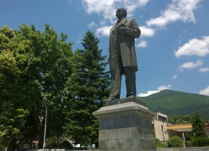 Monumenti i shkrimtarit të njohur bullgar Ivan Vazov. 