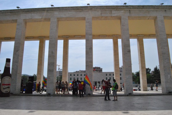 Parada e komunitetit LGBT, 17 maj 2015, Tiranë. Foto: Ivana Dervishi | BIRN.
