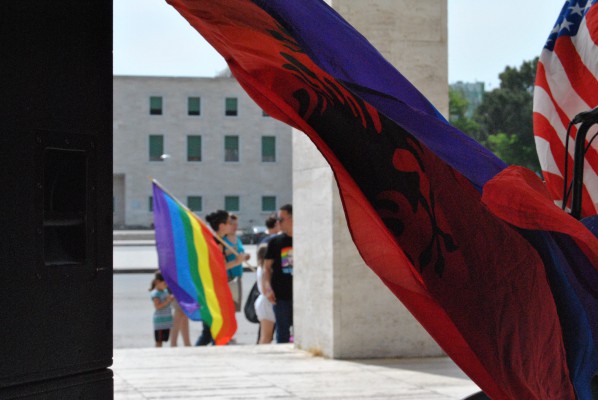 Parada e komunitetit LGBT, 17 maj 2015, Tiranë. Foto: Ivana Dervishi | BIRN.
