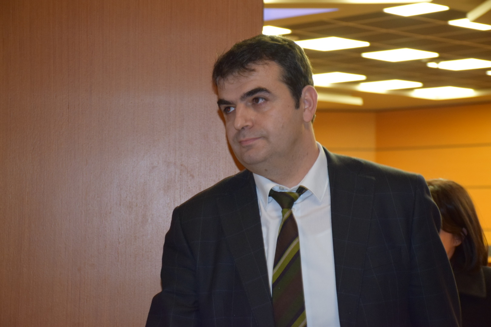 Gjyqtari i Apelit të Tiranës, Fatri Islamaj pas seancës dëgjimore në KPK. Foto: Edmond Hoxhaj