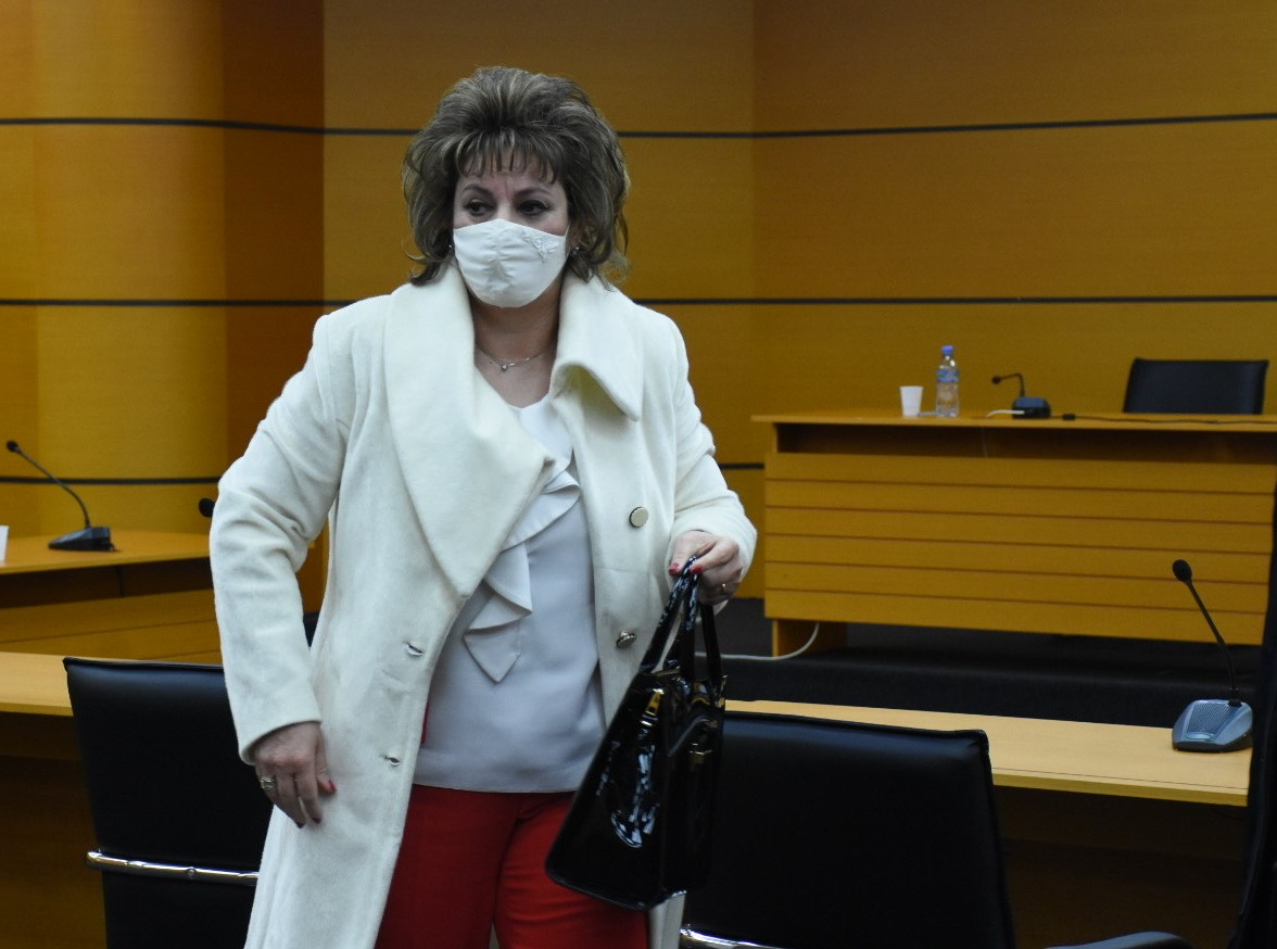 Gjyqtarja Mariana Shegani në KPK | Foto : B. Likmeta