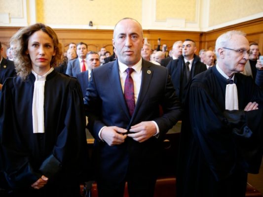 Haradinaj në gjykatë të enjten. Foto: Jean-Francois Badias/AP/Beta.