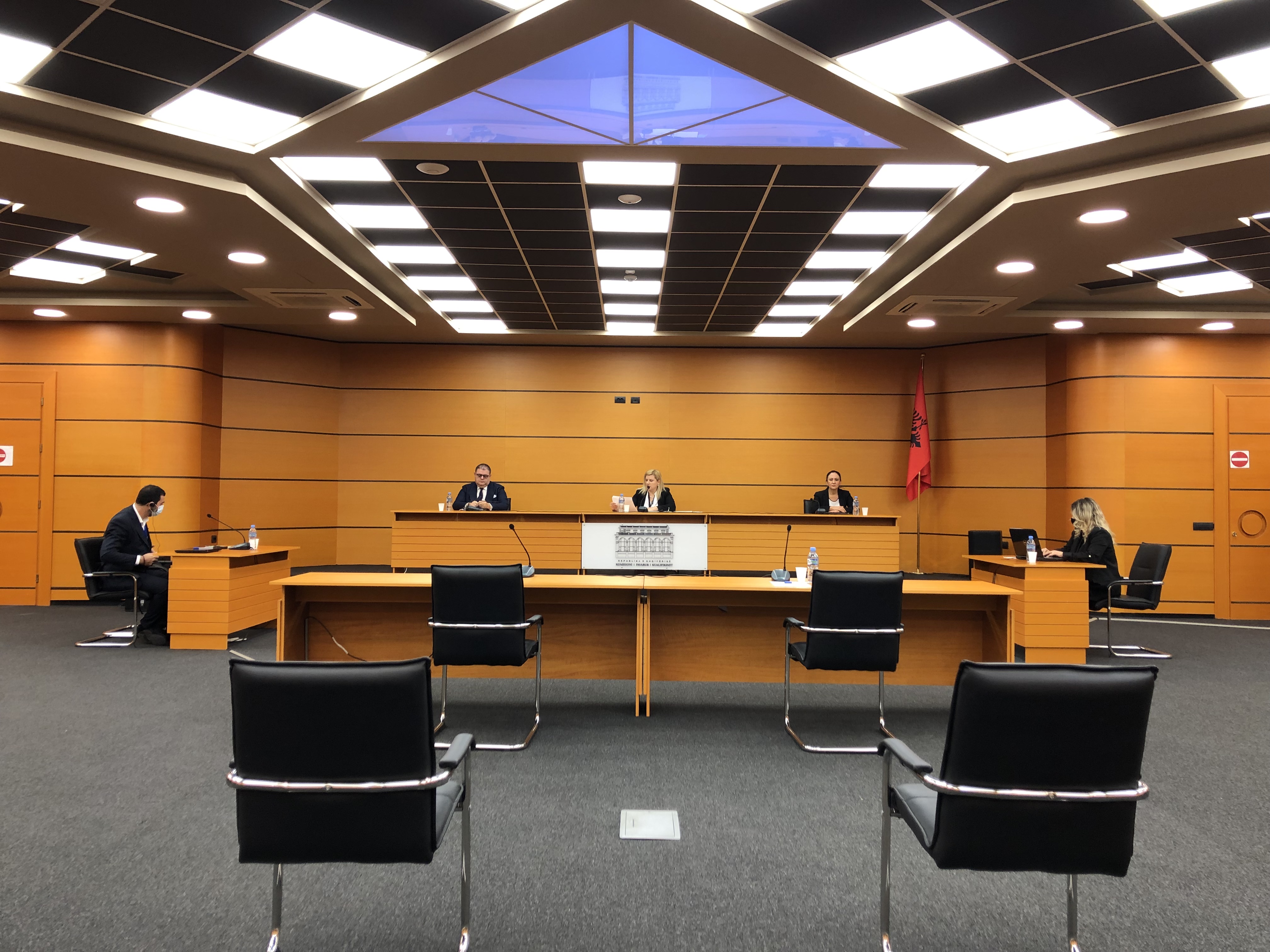 Seanca publike e KPK për gjyqtarin Rexhep Rexhep Karaj | Foto : Edmond Hoxhaj