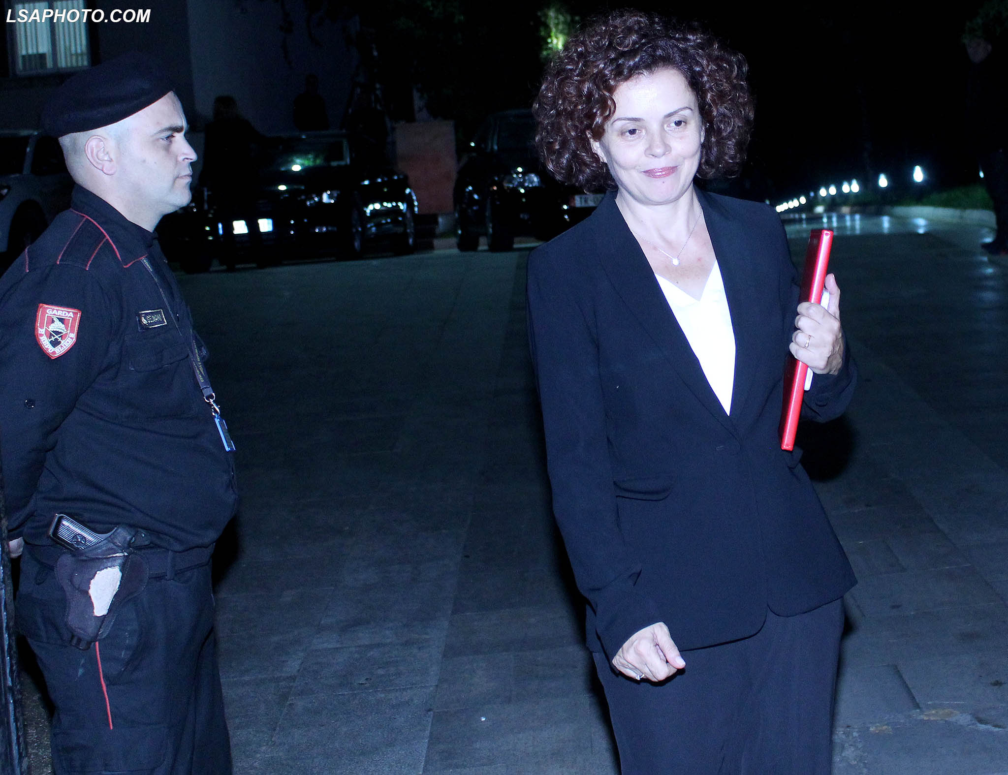 Anëtarja e Gjykatës Kushtetuese, Marsida Xhaferllari në ditën e ceremonisë së betimit në Presidence. Foto: LSA 