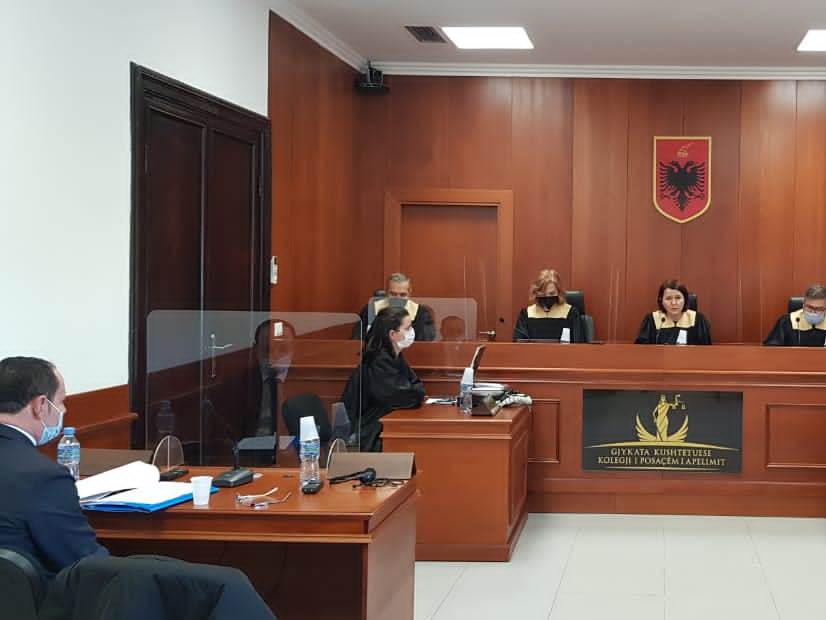 Ish-anëtari i Gjykatës së Lartë, Aleksandër Muskaj në Kolegjin e Posaçëm të Apelimit. Foto: KPA 