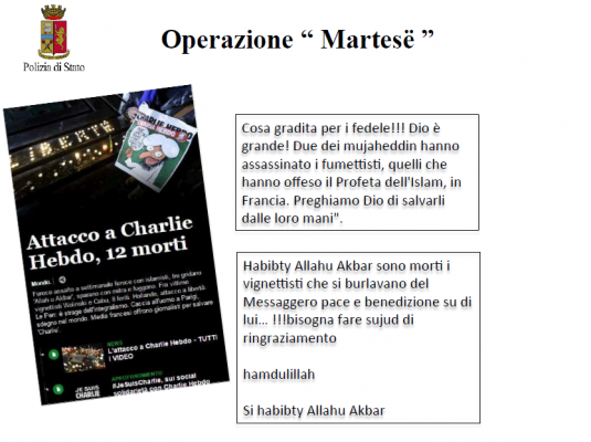 Biseda e Maria Gulia Sergios pas sulmit terrorist kunder revistes "Charlie Hedbo". 