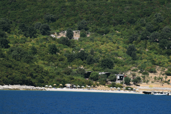 Plazhi i Shën Vasilit në Karaburun, fotografuar në gusht 2015. Foto: BIRN