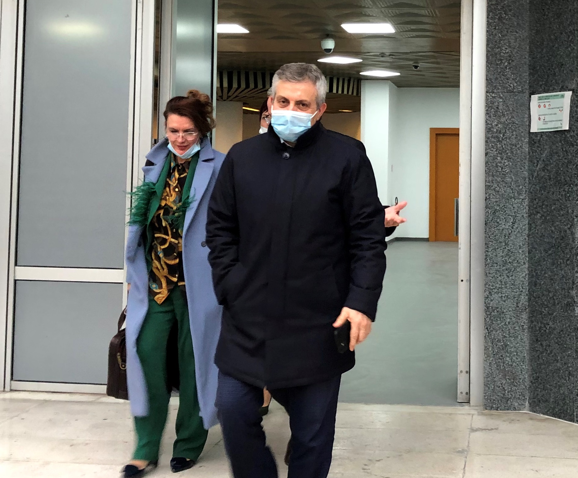 Prokurori Enrik Haxhiraj duke dalë nga seanca në KPK | Foto : Edmond Hoxhaj/BIRN