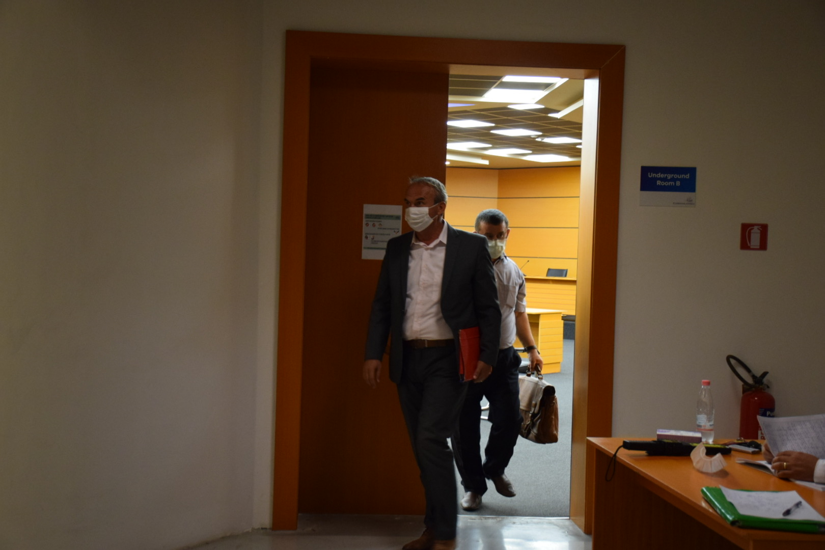 Prokurori Moisi Duda pas seancës së katërt dëgjimore në KPK. Foto: Vladimir Karaj.  