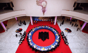Mbledhja e përbashkët e qeverive të Kosovës dhe Shqipërisë në Tiranë më 23 mars 2015. Foto: Kryeministria.al