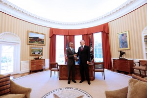 Presidenti amerikan, Barack Obama dhe kryeministri Edi Rama në Shtëpinë e Bardhë. 