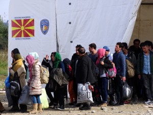 Refugjatët ne Gevgelija. Foto: Sinisa Jakov Marusic