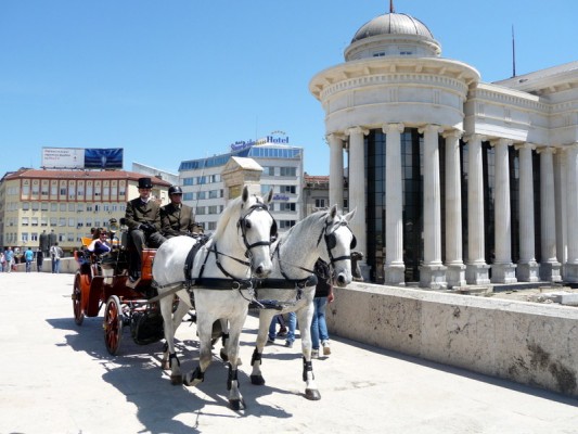 Çmimi për pamjen e re të Shkupit është rritur me shtatëfish nga shuma e planifikuar fillimisht ndërsa numri i monumenteve dhe ndërtesave është trefishuar. | Foto nga: Sinisa Jakov Marusic