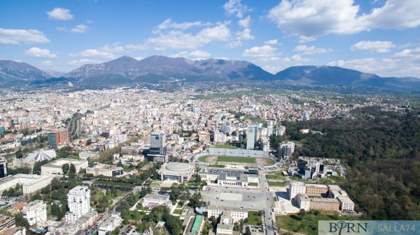Tirana nga ajri. Foto kortezi: Salla74