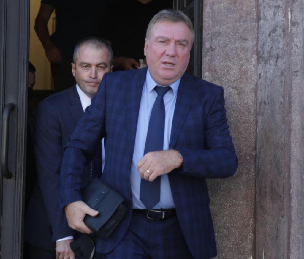 Prokurori Petrit Çano duke dalë nga KPA. Foto Malton Dibra/LSA