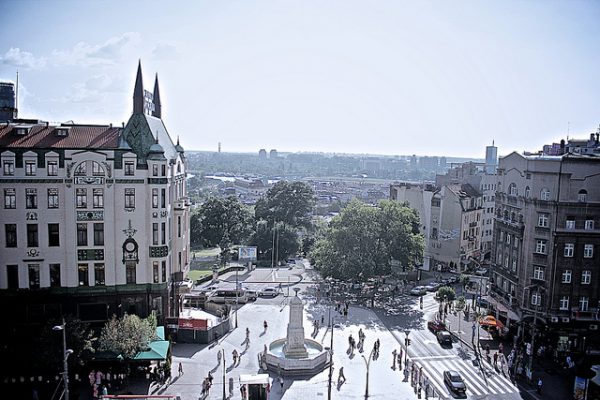 Sheshi Terazije në Beograd. Foto: Flickr/Lab604