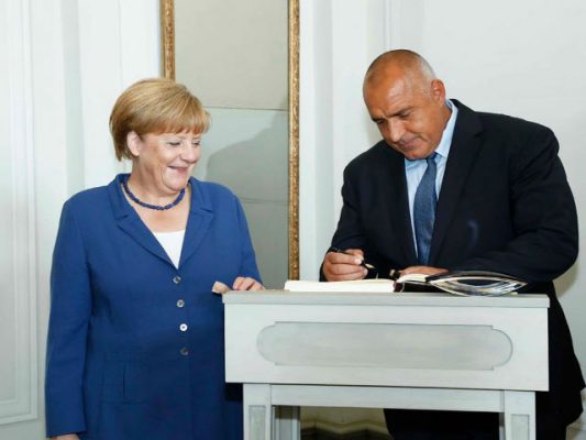 Merkel dhe kryeministri i Bullgarisë Borissov gjatë takimit në Berlin. Foto: Facebook