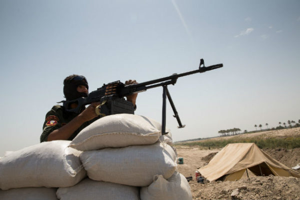 Anëtari i Brigadës Badr të Irakut, një milici shiite në Irak. 25 gusht 2014. Foto: Jerome Starkey/Flickr