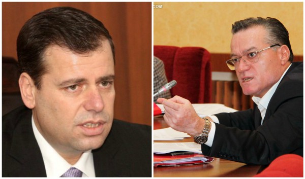 Kreu i Gjykatës së Apelit në Tiranë, Alaudin Malaj (majtas), ish ministri financave Ridvan Bode (djathtas) | Foto nga : LSA 