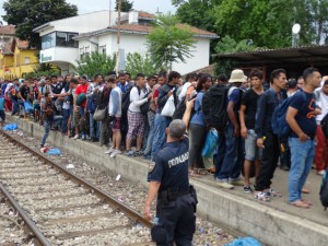 Migrantët në Maqedoni. Foto: Meri Jordanovska