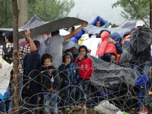 Refugjatët në Maqedoni.