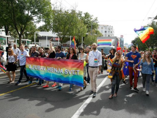 Parada e tretë e LGBT në Beograd. Foto: BETA