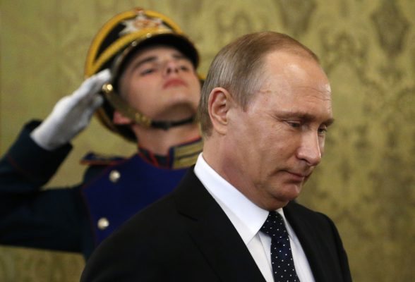 Presidenti rus Vladimir Putin, 7 qershor 2016. Foto: (Maxim Shipenkov/Pool photo via AP)