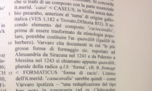 LEI 12, 1073s. Lessico Etimologico Italiano hipotezon se origjina e pjesës cavallo vjen nga fjala arabe kuavalib, që ka të njëjtin kuptim dhe mbase të njëjtën origjinë me fjalën kallup.